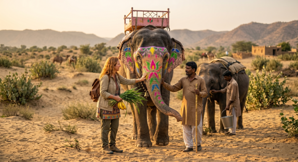 Elephant conservation in Jaipur