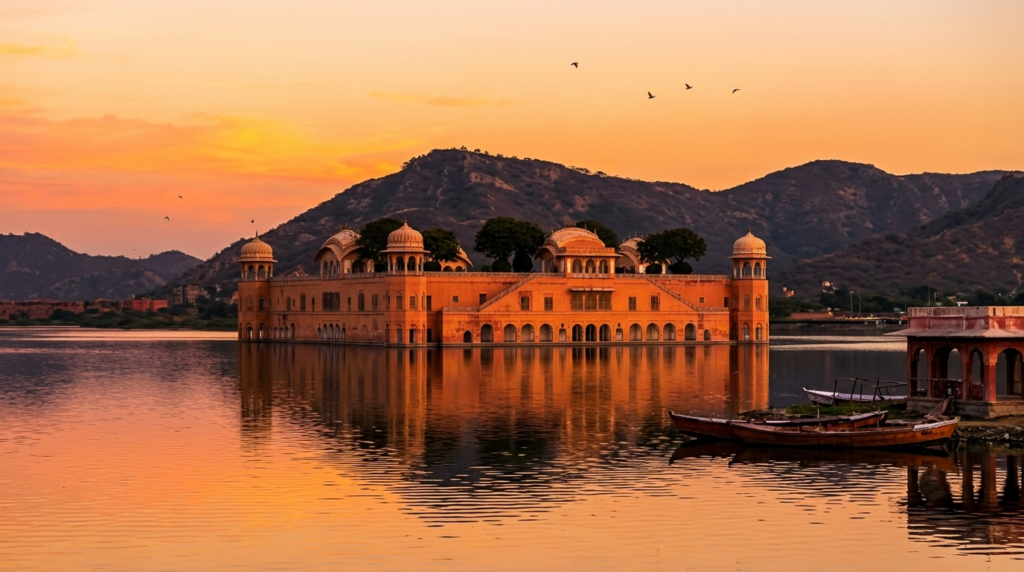 Jal Mahal on Man Sagar Lake Jaipur 